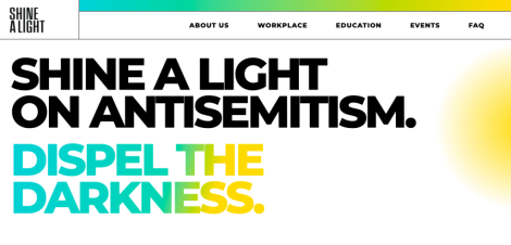 Shine a Light on Antisemitism Website