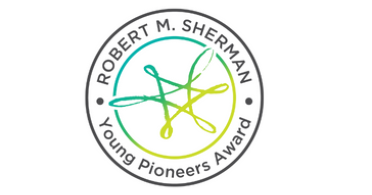 Logo for the Robert M. Sherman Young Pioneers Award