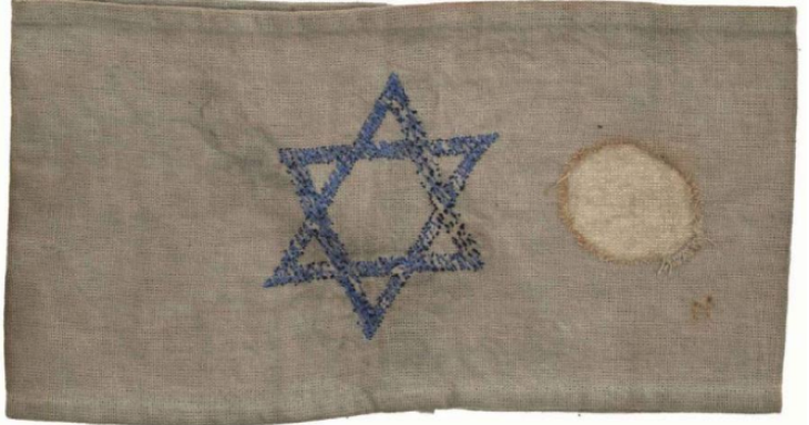 Band with a sewn-on Star of David