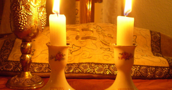 Shabbat candles 