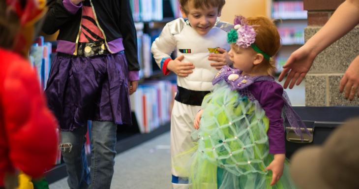children in costumes