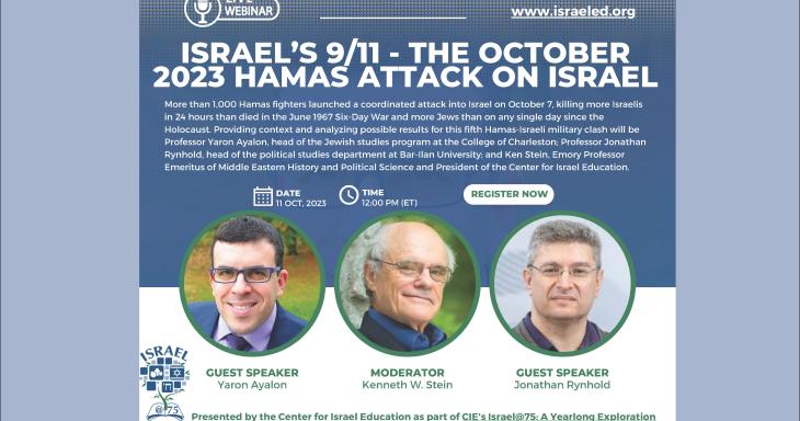 A description of the webinar and photos of its participants: Professors Yaron Ayalon, Ken Stein and Jonathan Rynhold