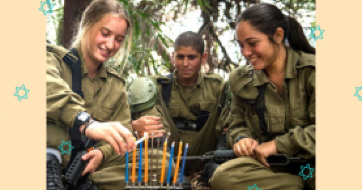 Candle Lighting in the IDF