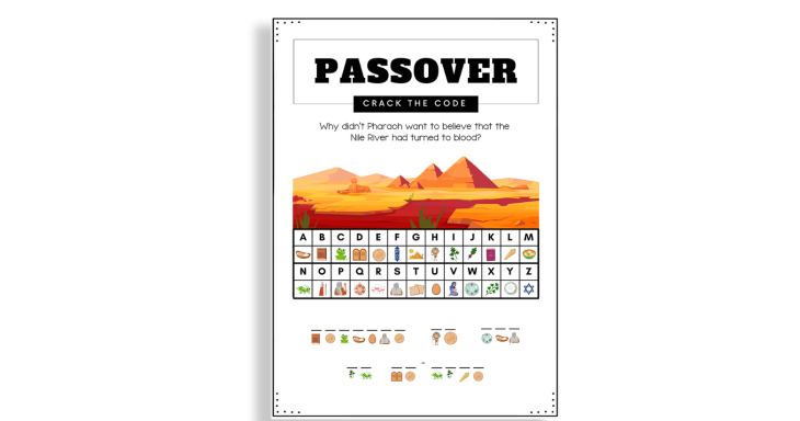 Passover Worksheet