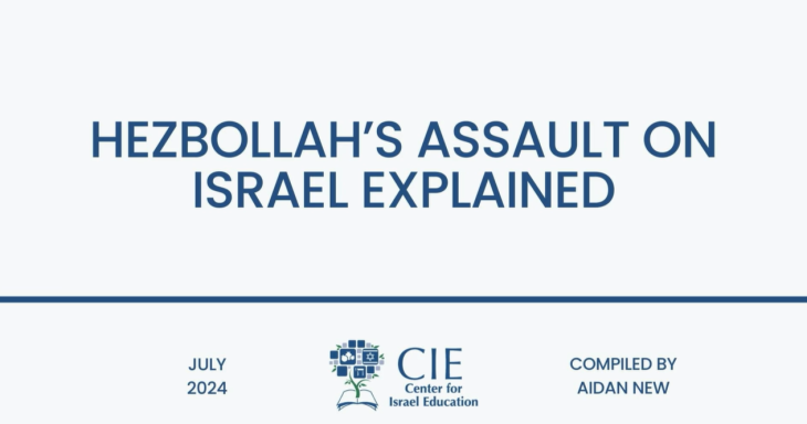 Title slide for video on "Hezbollah's Assault on Israel Explained"