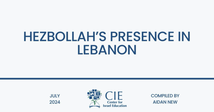 Video title slide for "Hezbollah's Presence in Lebanon"