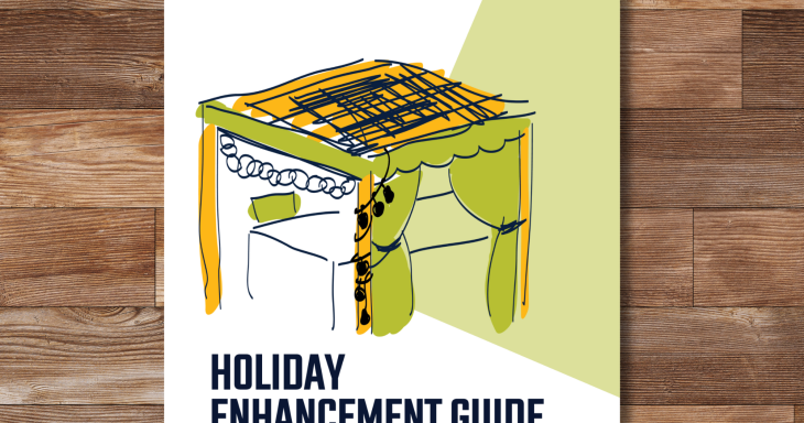 Thumbnail including the front cover of the Sukkot Guide