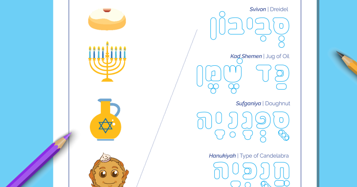 Hanukkah Activity Worksheet for Kids: Learning, Fun & Culture