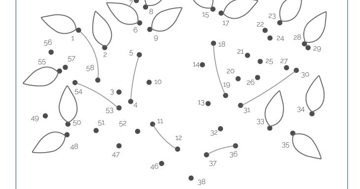 Tu Bishvat Activity - Connect The Dots