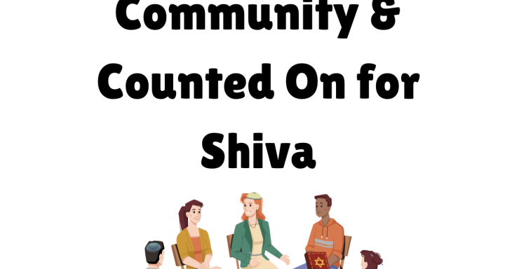 Cover Sheet with Folks in a Minyan