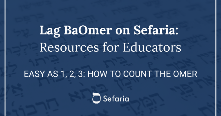Easy as 1, 2, 3: How to Count the Omer