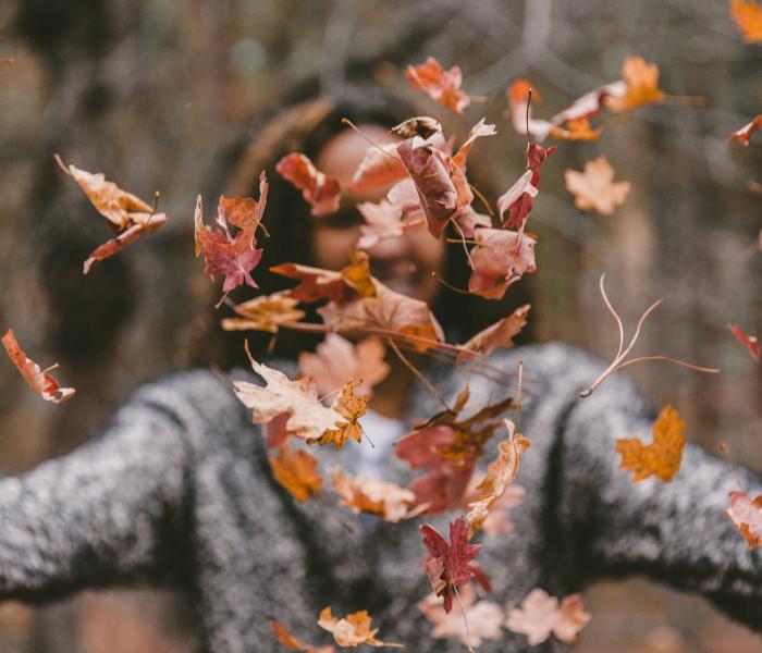 Throwing Leaves