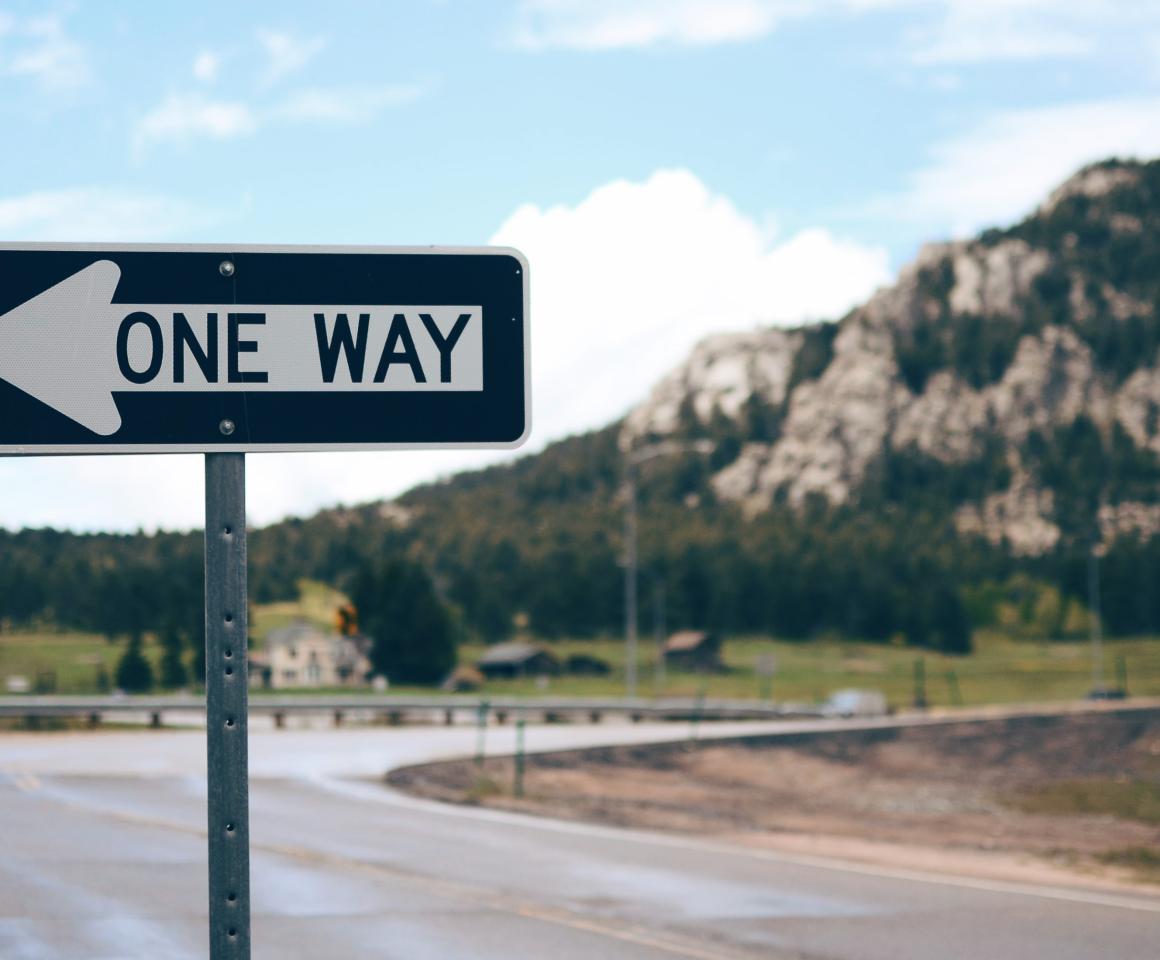 One-Way Sign