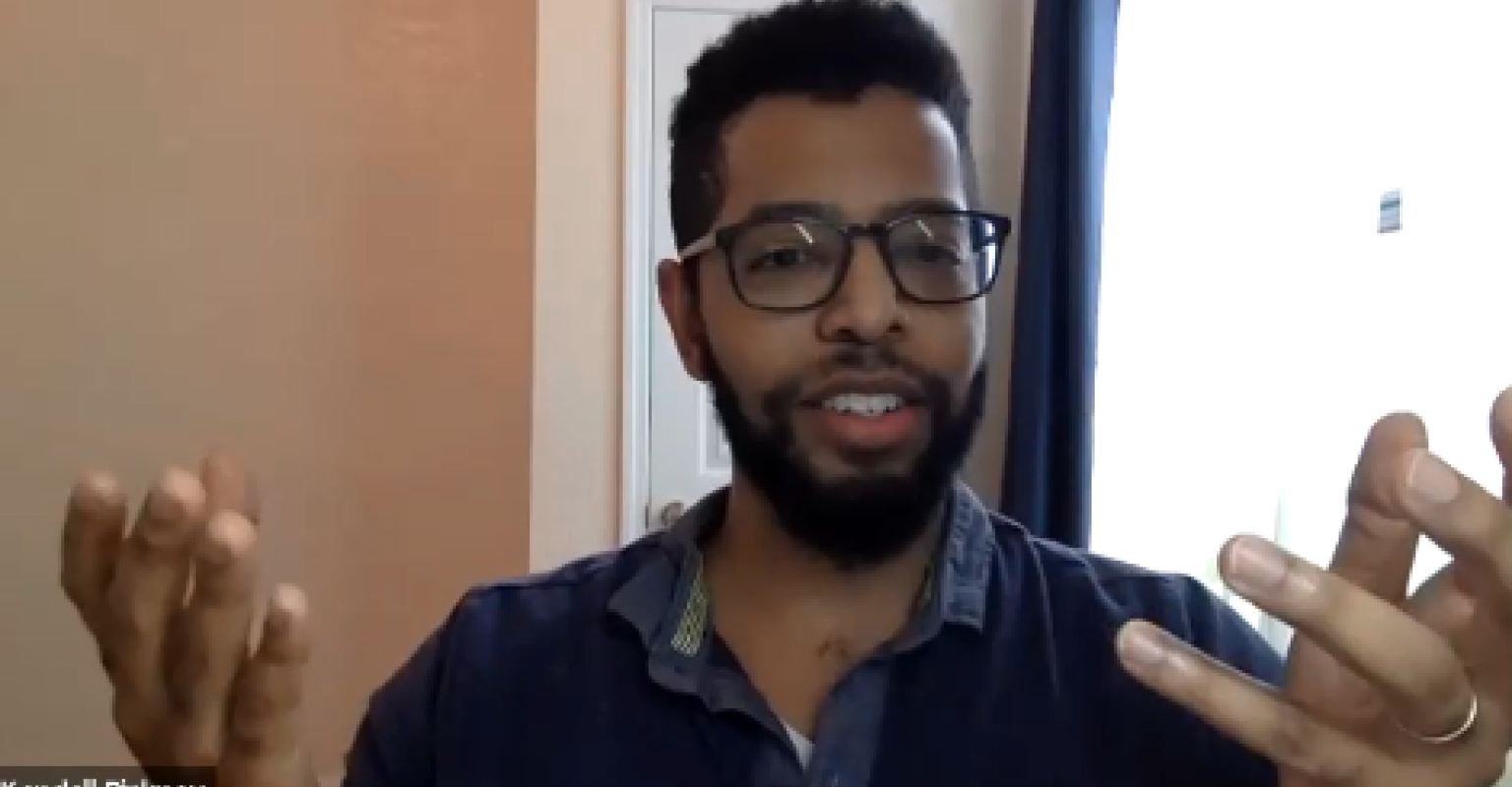 Kendell Pinkney in our recent Race Webinar