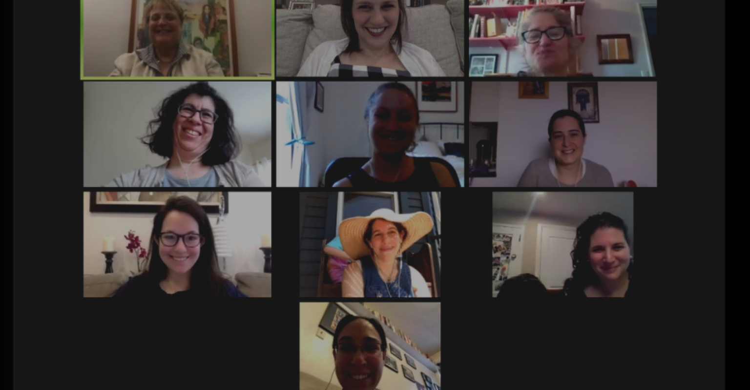 Zoom screen of Network meeting