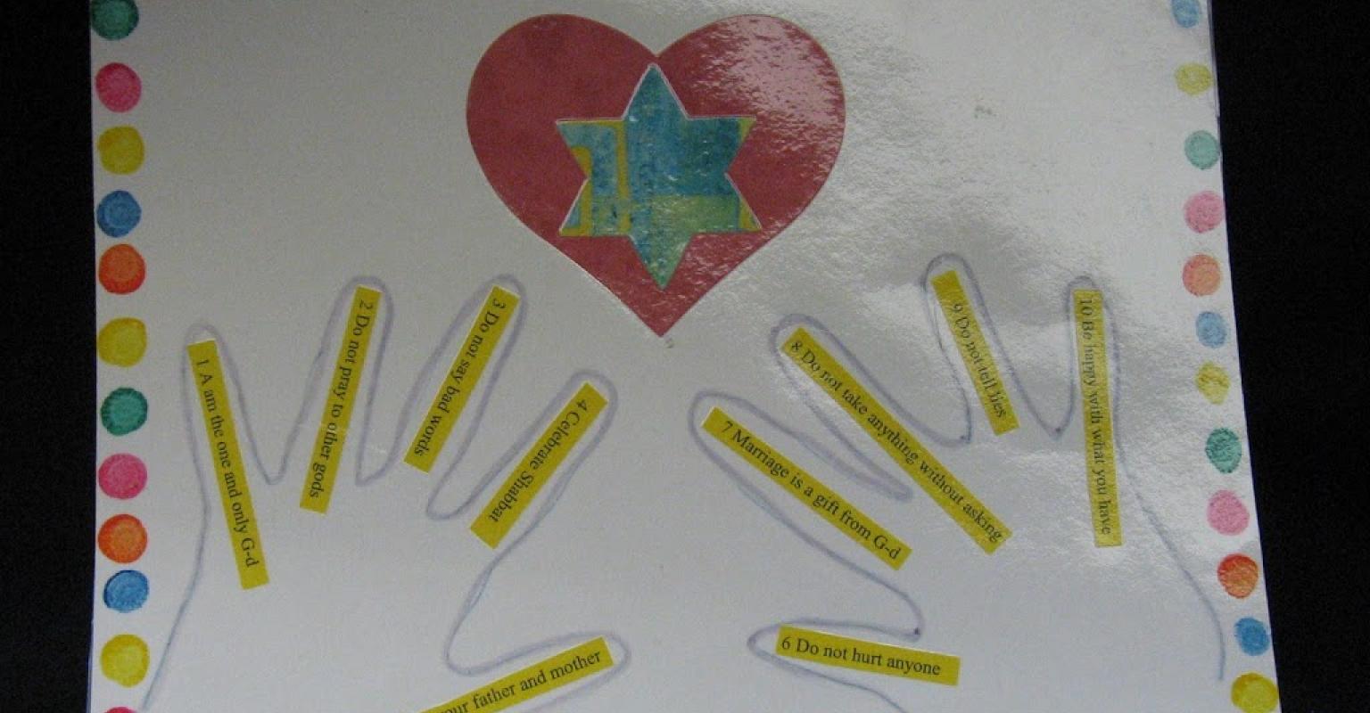 10 Commandments art project