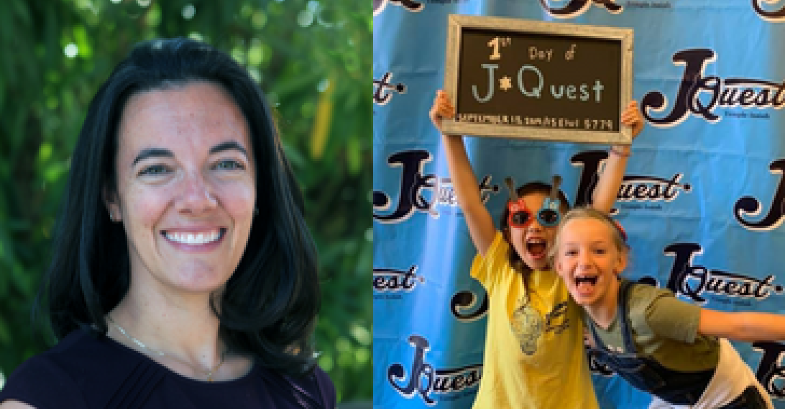 Rabbi Nicki Greninger and JQuest participants