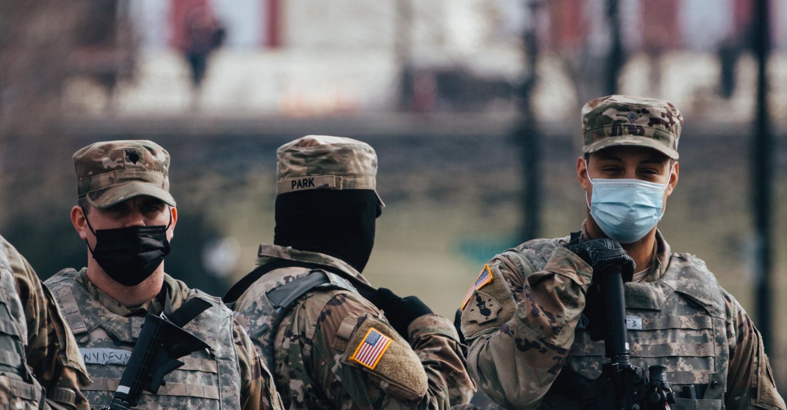 Troops at the US Capitol