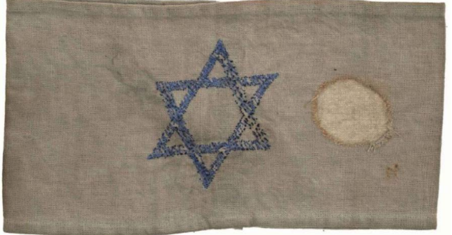 Band with a sewn-on Star of David