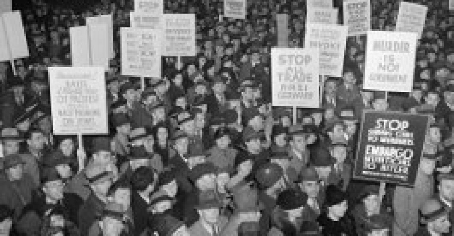 People protesting