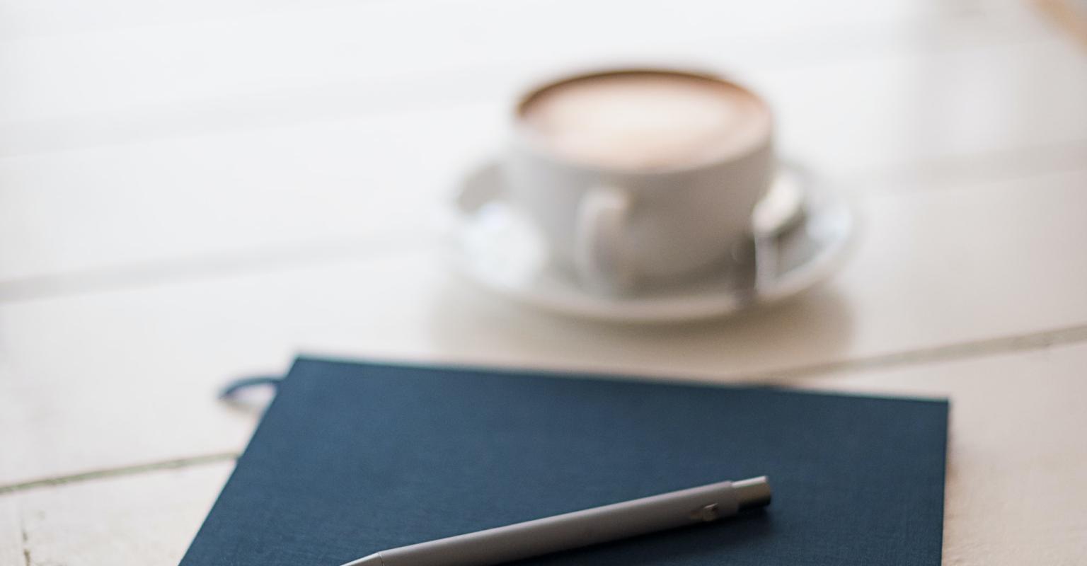 closed notebook 