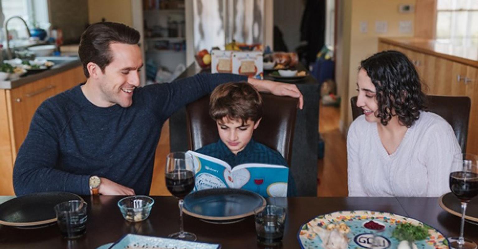 Family at Seder