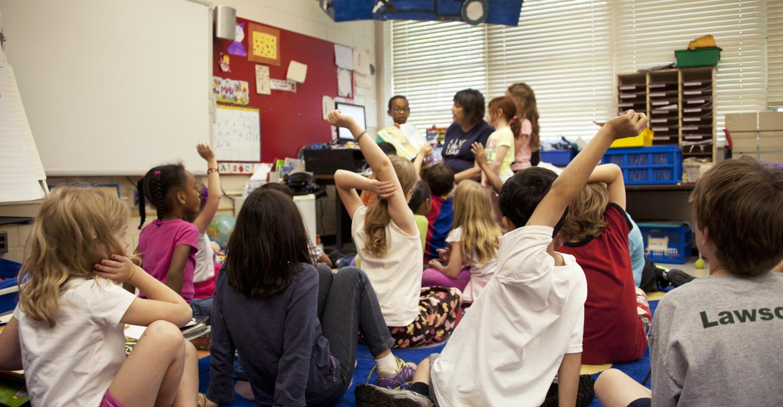 Children in classroom