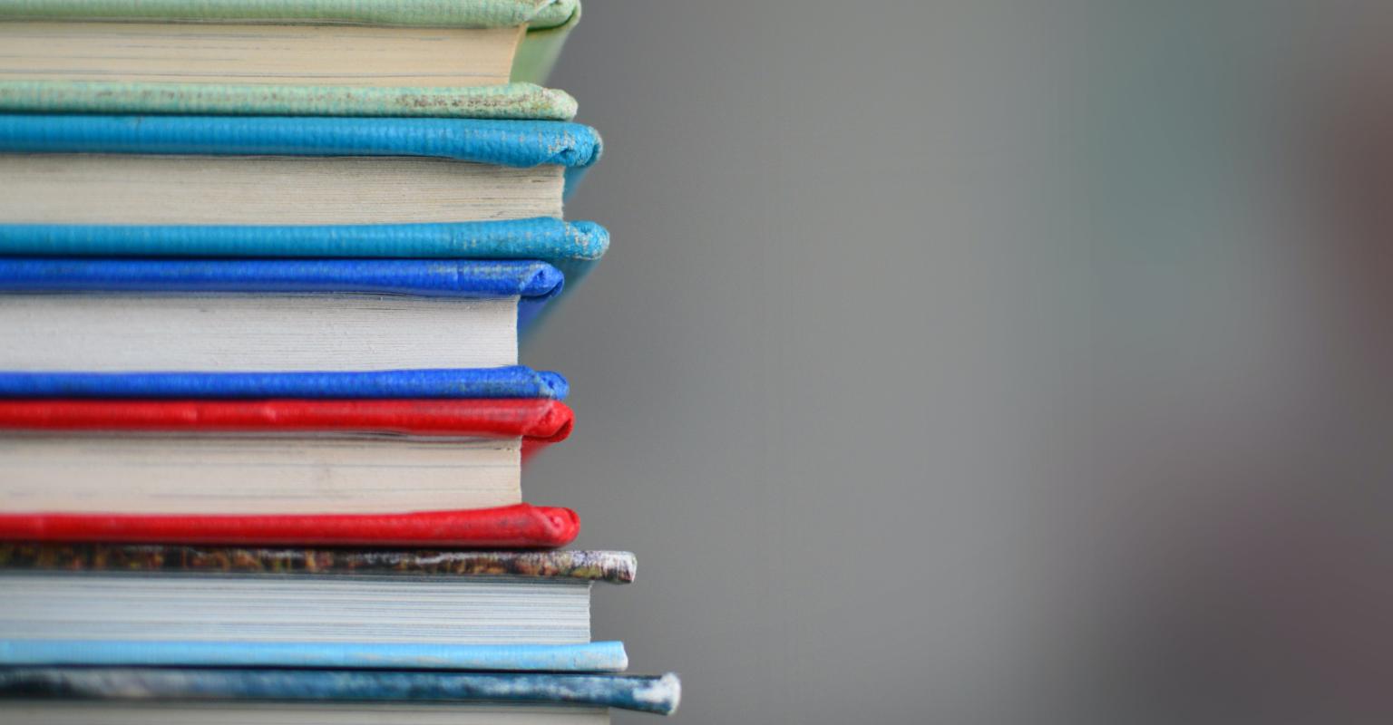 A pile of books