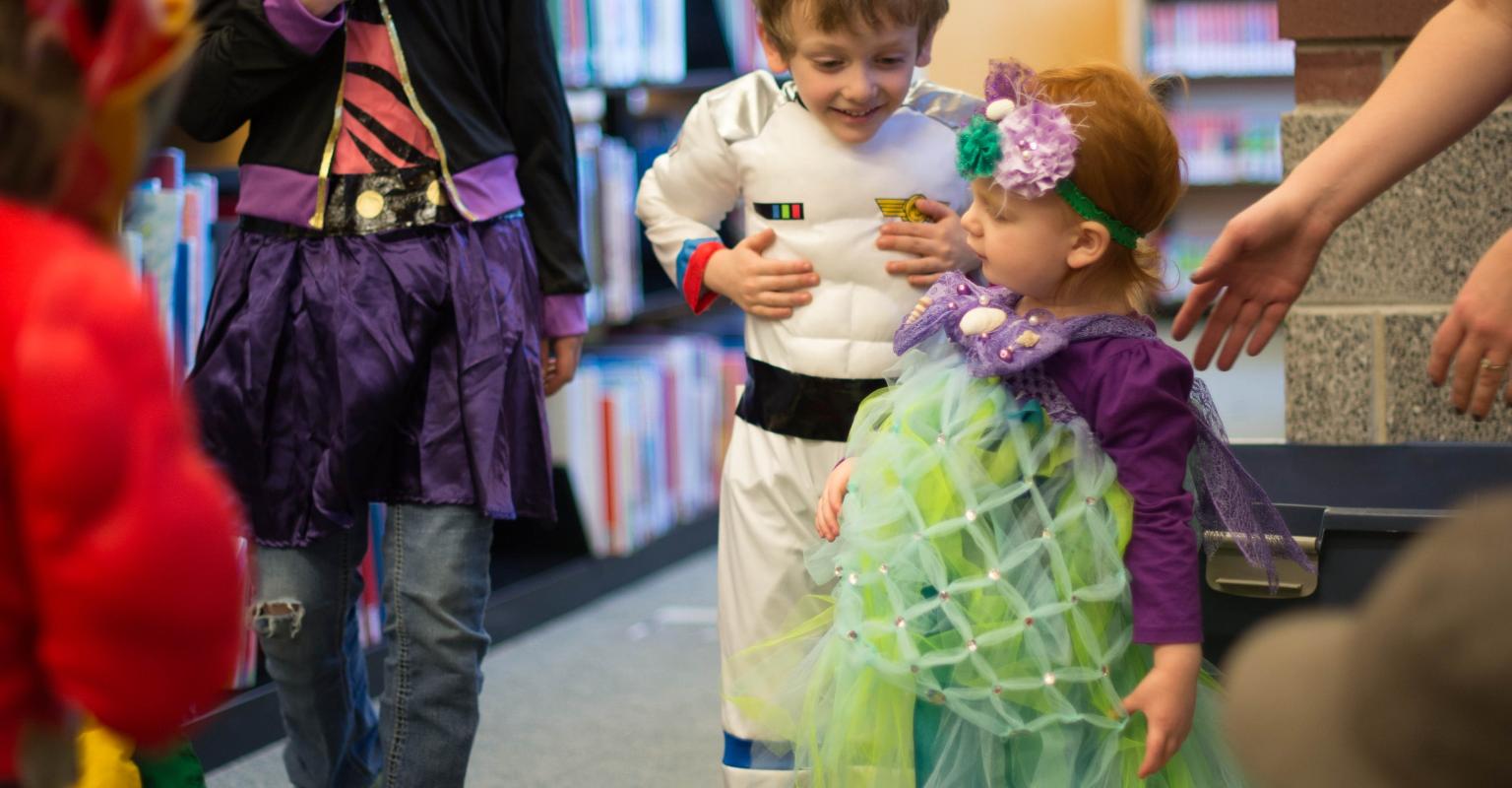 children in costumes