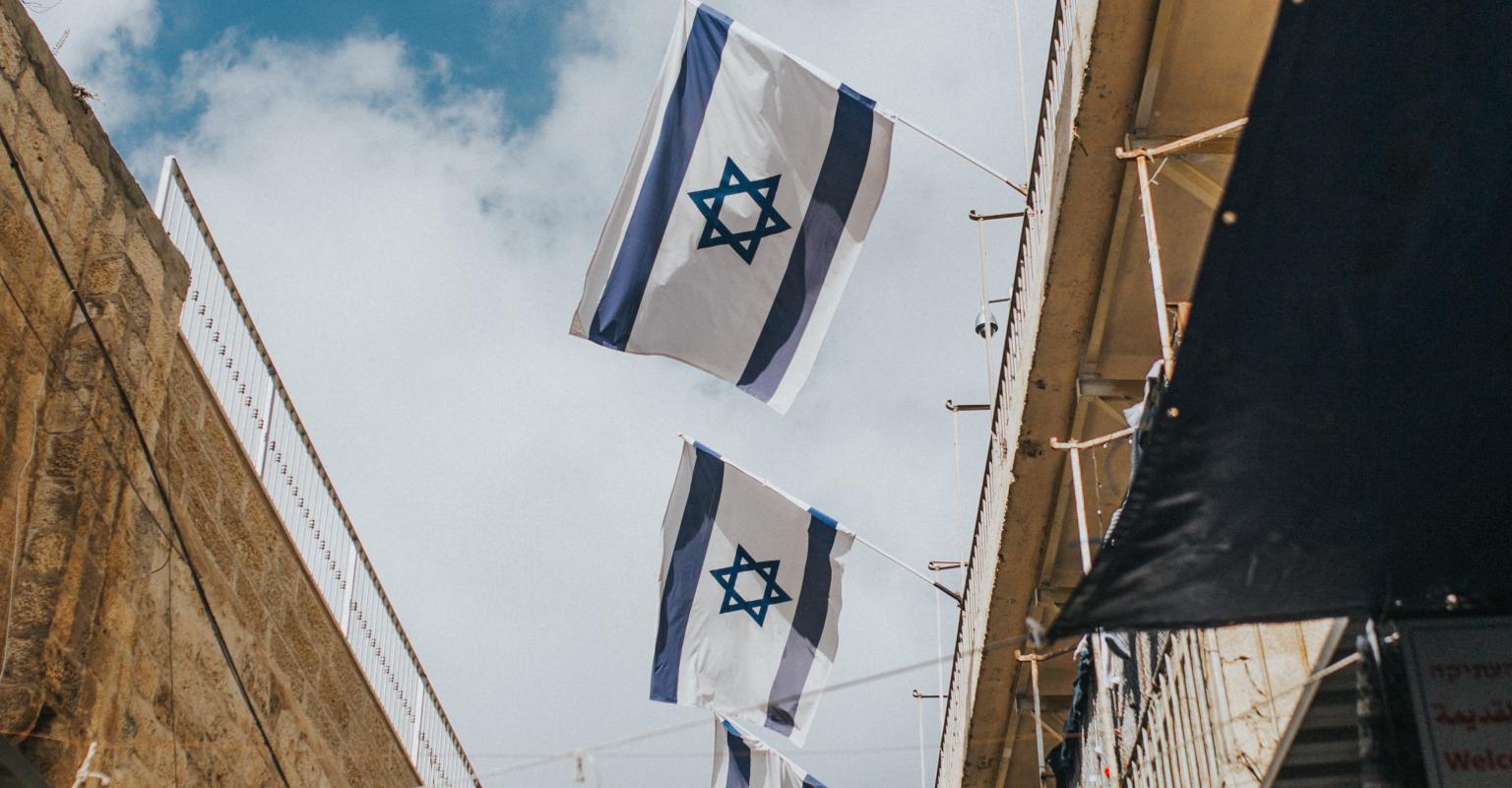 Israeli flags