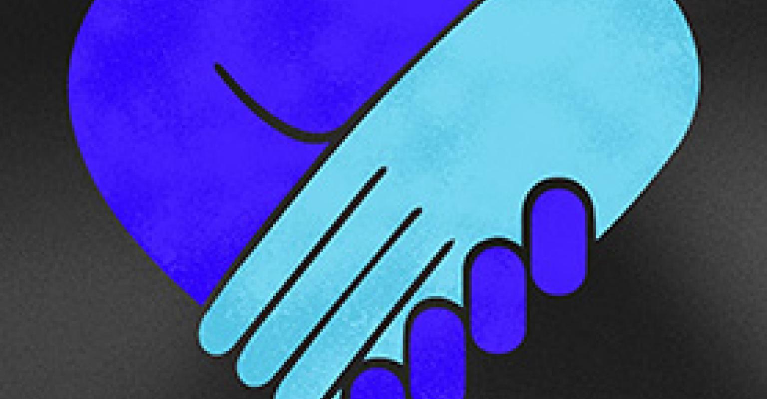 Hands in the shape of a heart