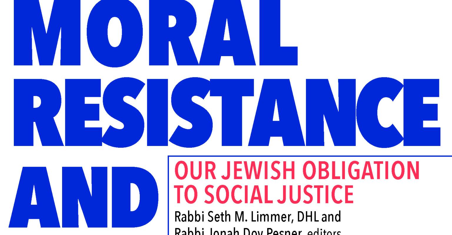 The cover of "Moral Resistance and Spiritual Authority" depicts a group protest.