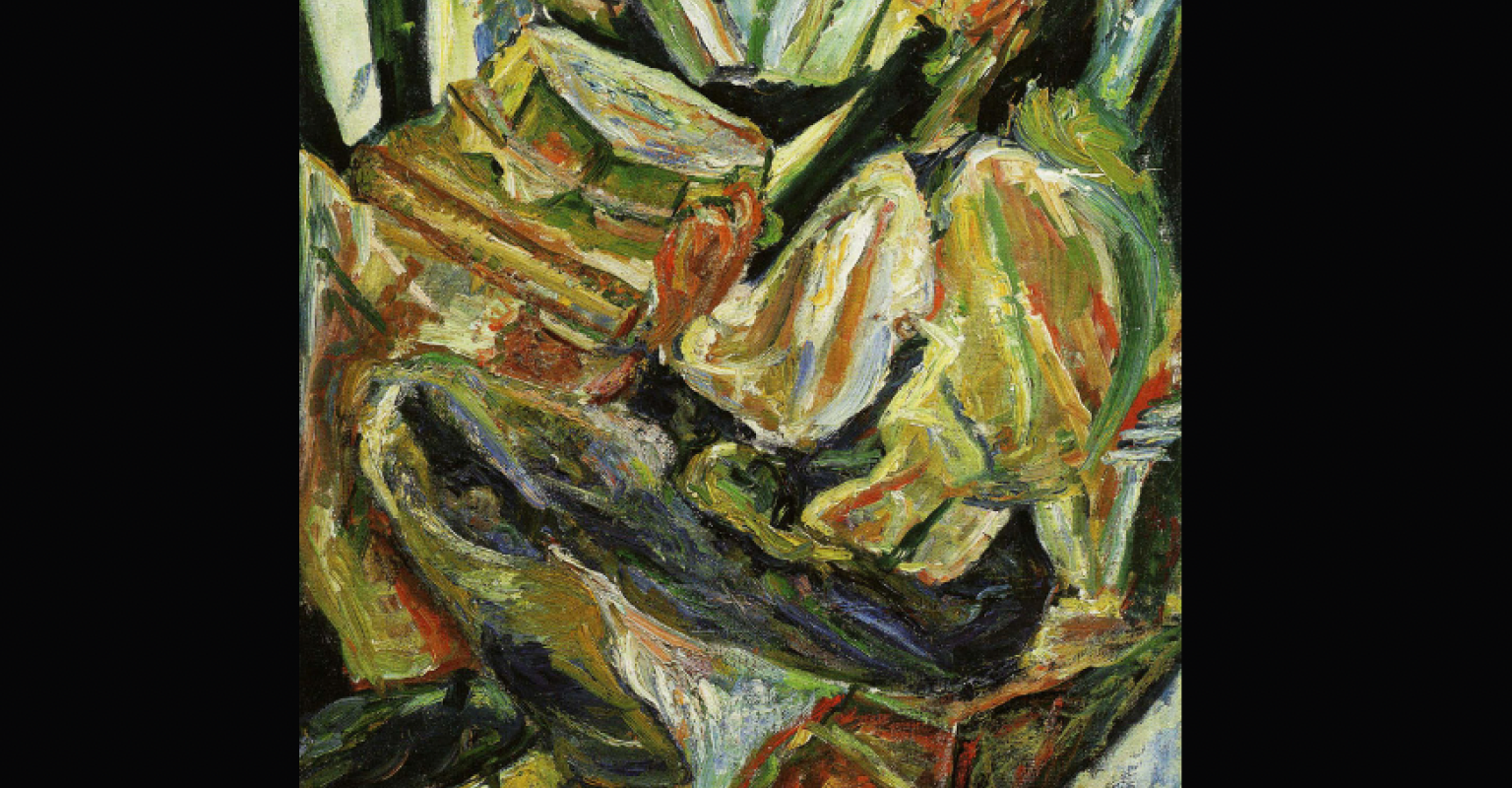 The cover features the painting "The Philosopher" by Chaim Soutine.