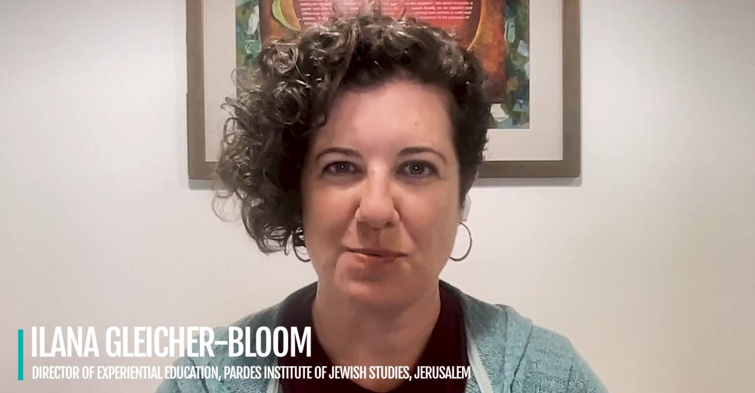 A still of Ilana Gleicher-Bloom from the video.
