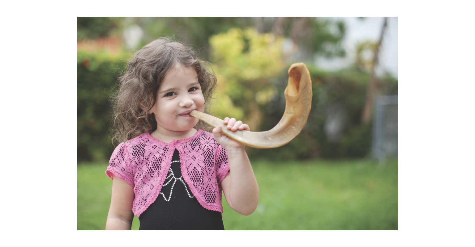 kid with shofar