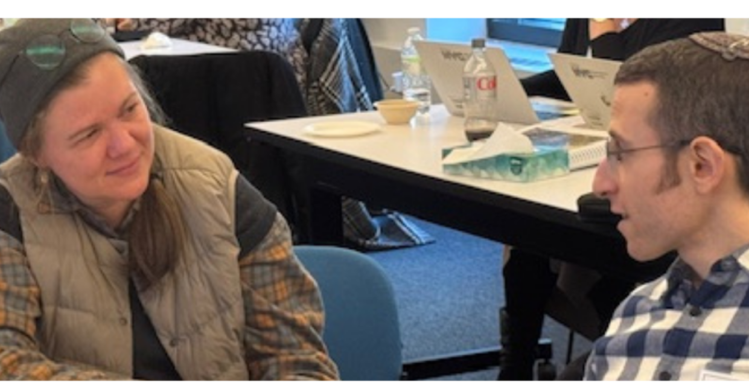 Jewish adults in discussion