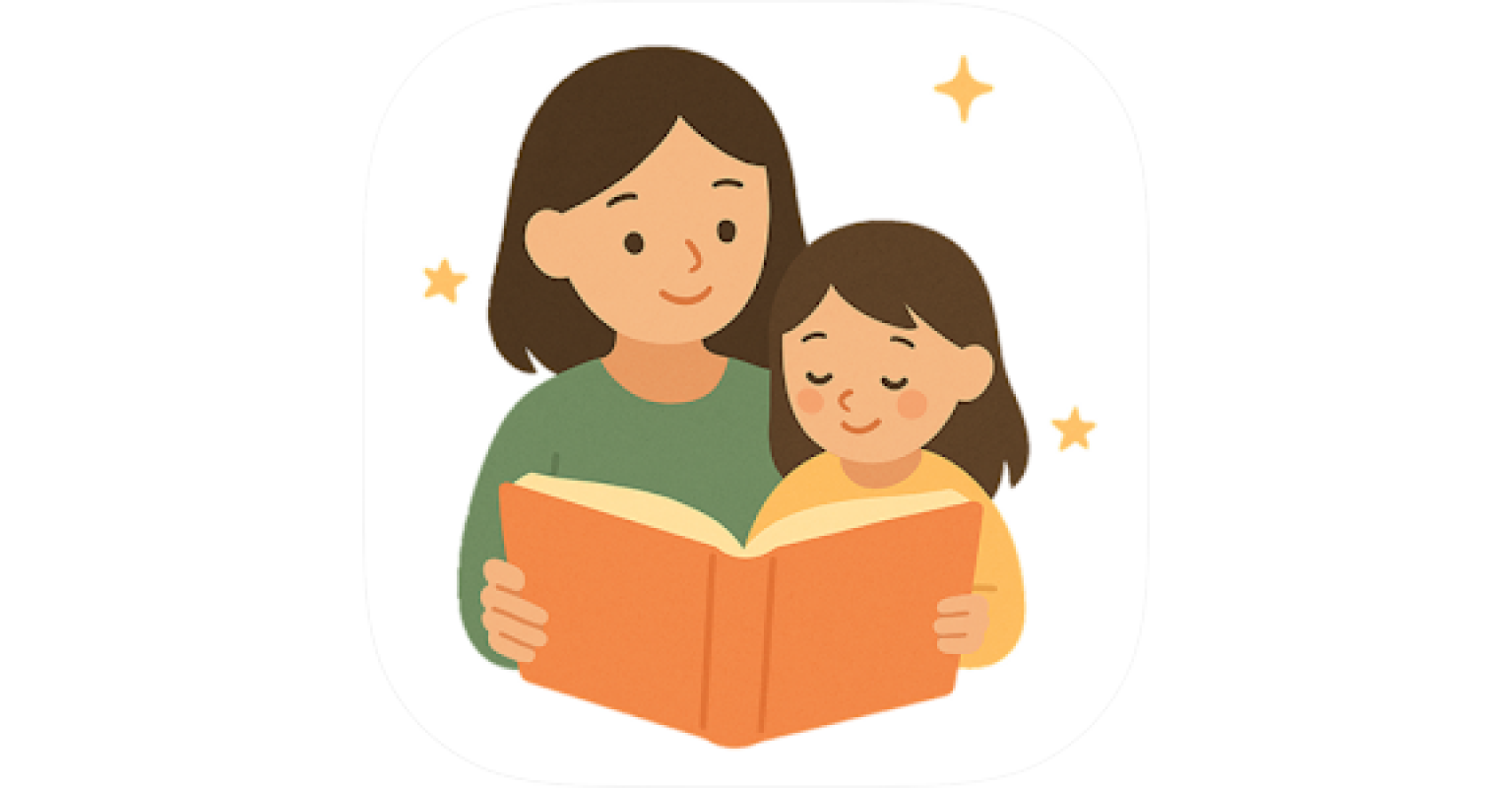 Parent and child reading together