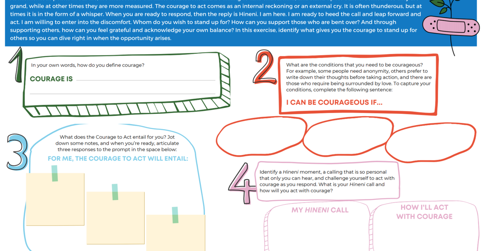 Hineni: The Courage to Act