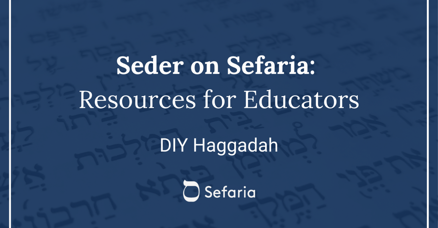 DIY Haggadah