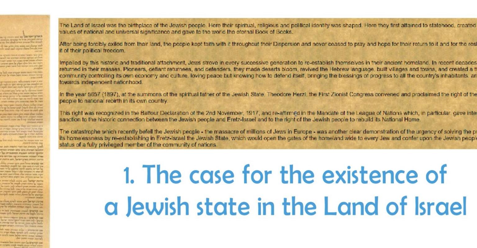 Israel's Declaration: An Introduction