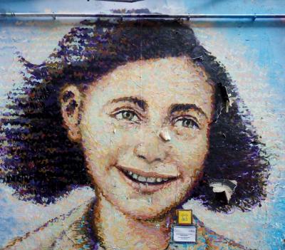 Mural of Anne Frank