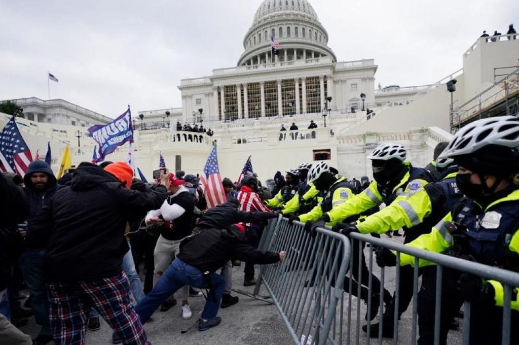 Scene from the Events at the U.S. Capitol