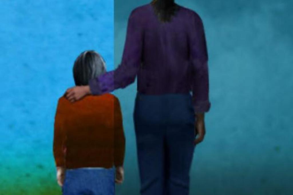 Teacher and Student Standing Together