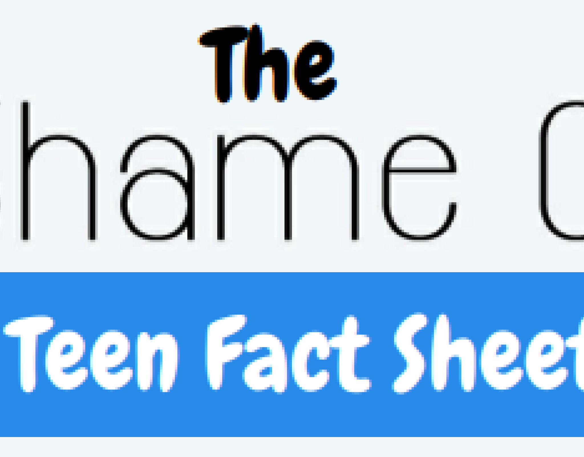 Teen Mental Health Fast Facts Image