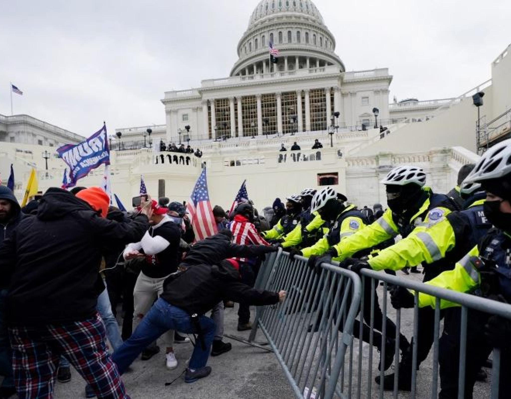 Scene from the Events at the U.S. Capitol