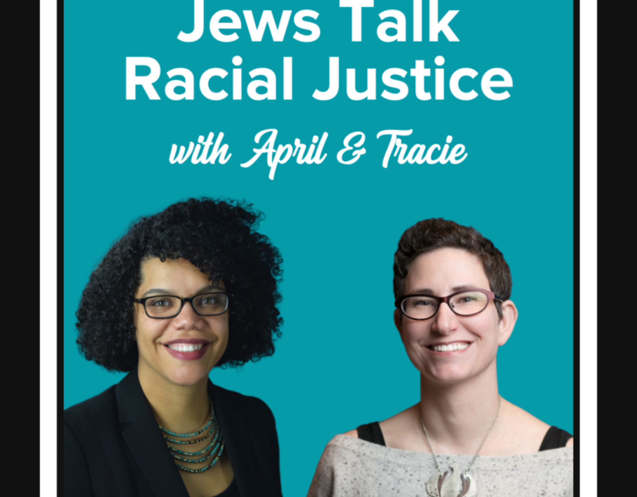 the header image for Jewish Talk Racial Justice Podcast
