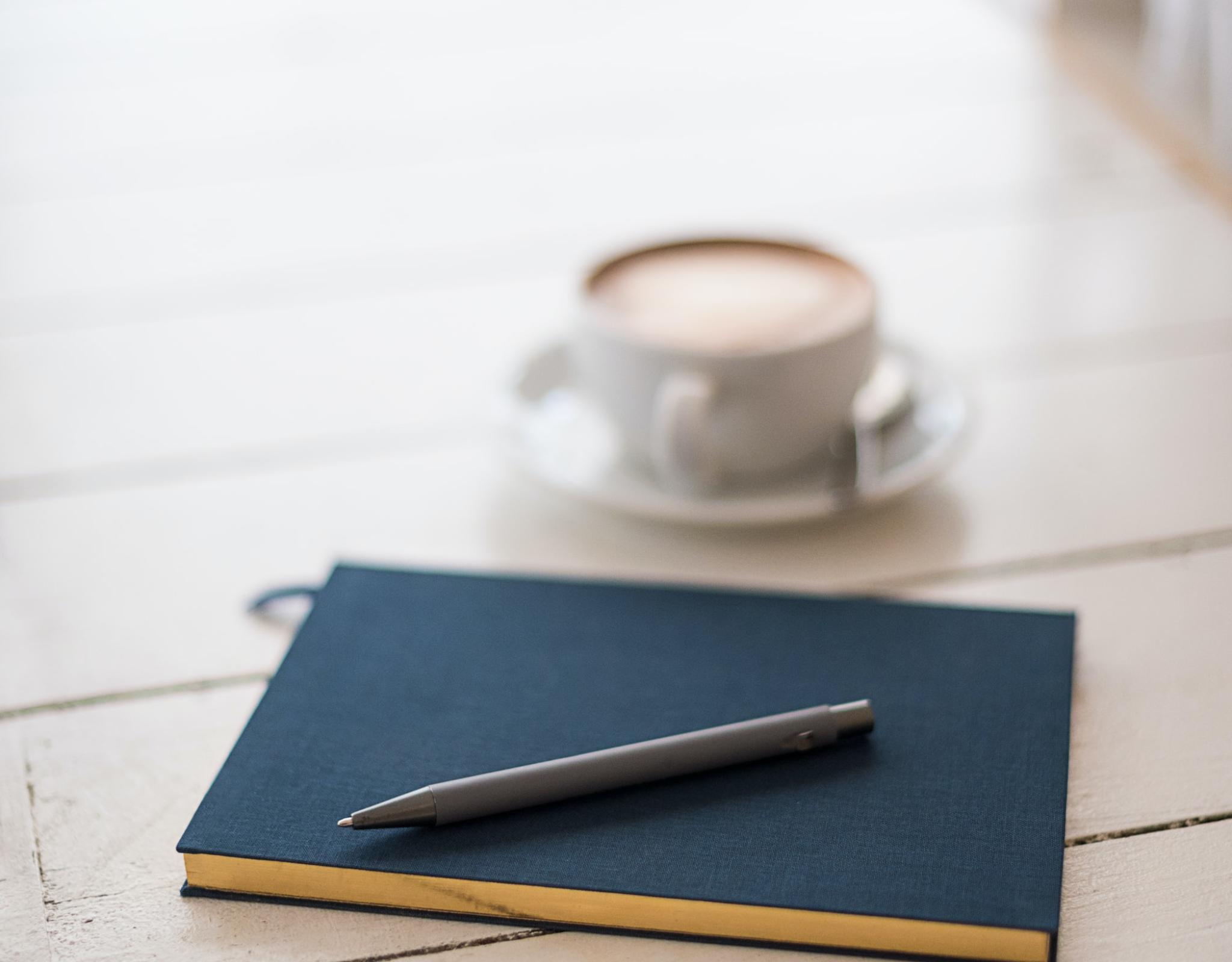 closed notebook 
