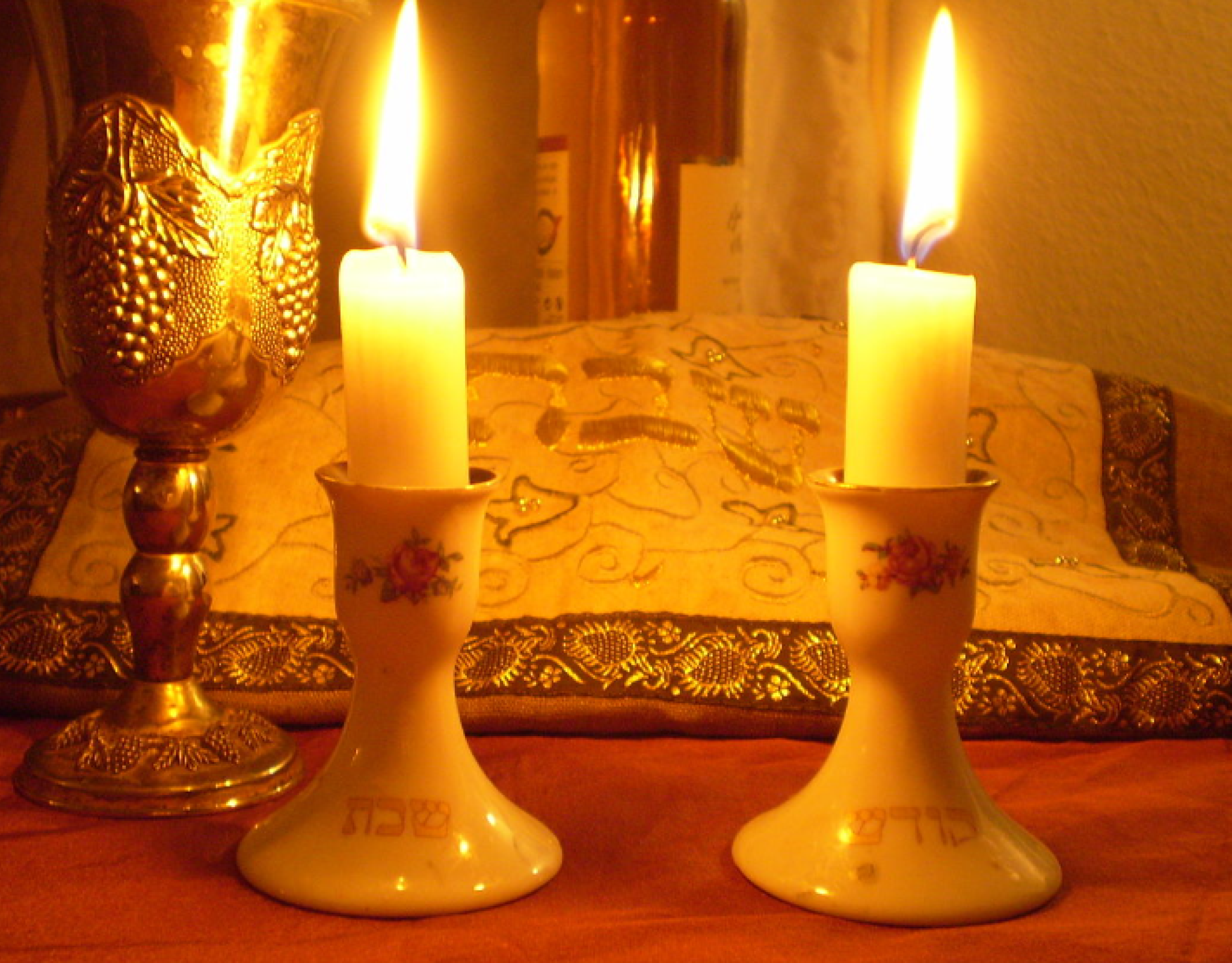 Shabbat candles 