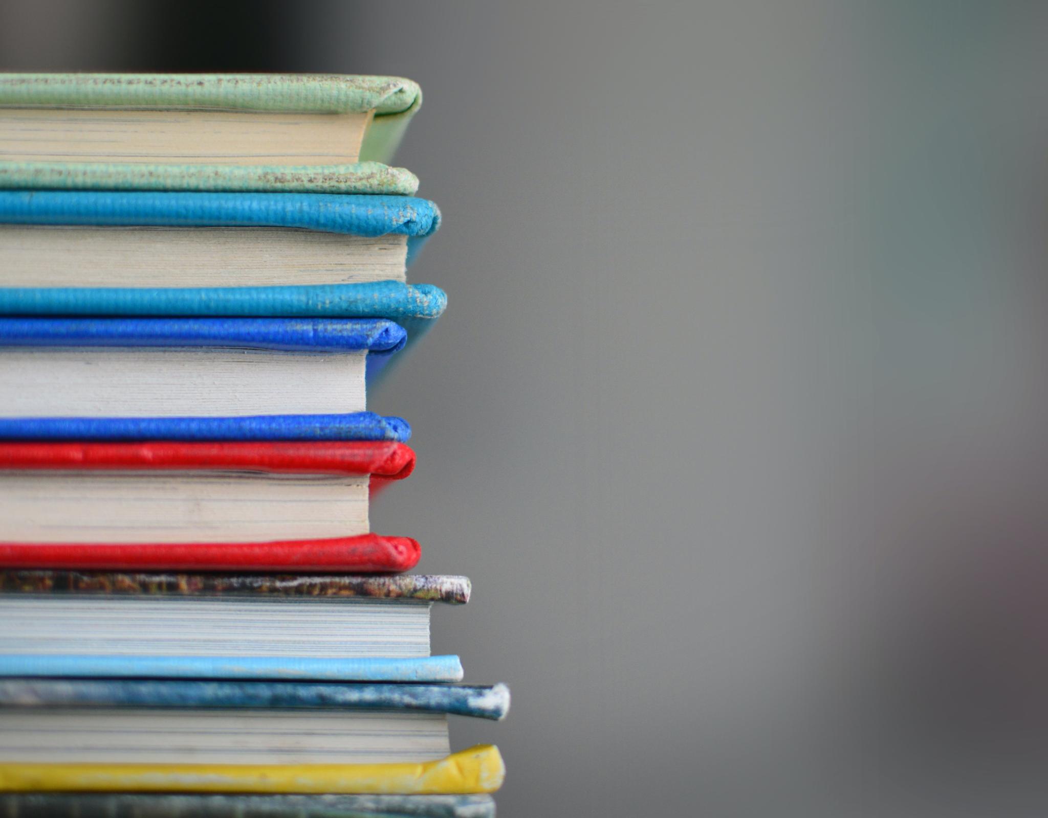 A pile of books