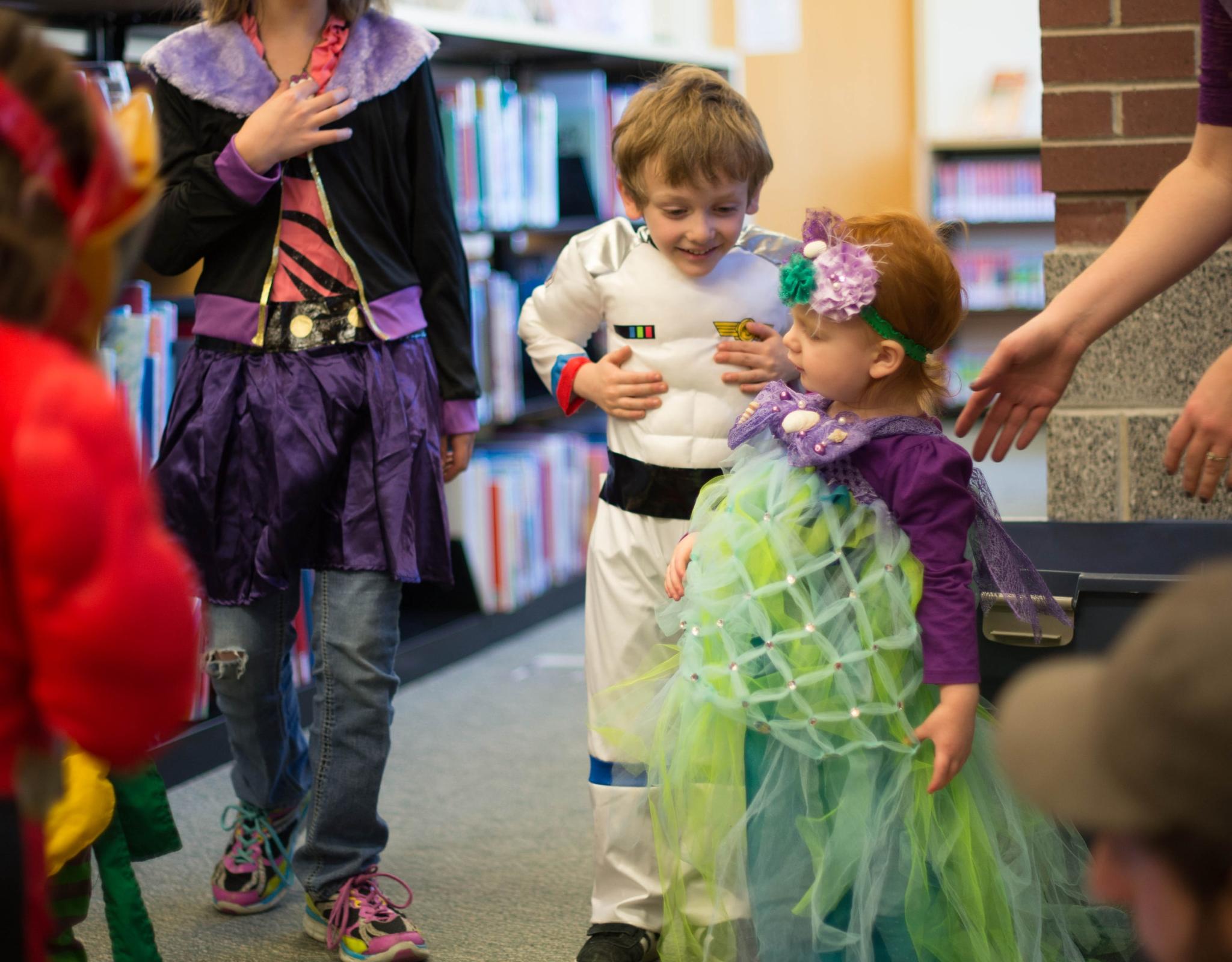 children in costumes